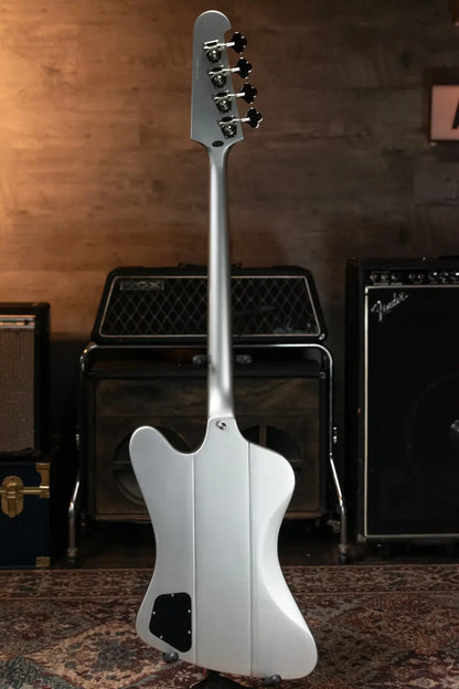 Epiphone Thunderbird '64 Electric Bass Guitar - Silver Mist with Premium Gig Bag