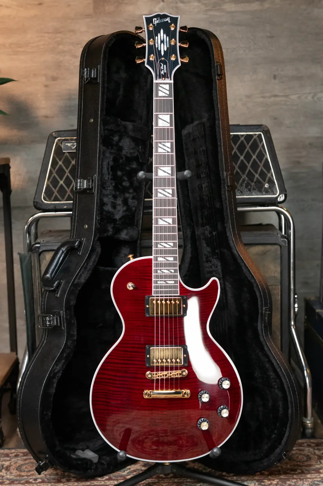 Gibson Les Paul Modern Supreme - Wine Red with Hardshell Case