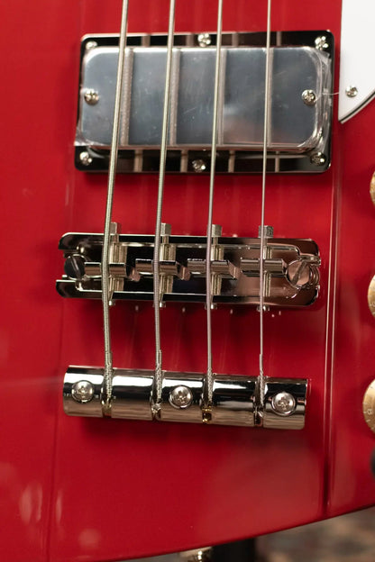 Epiphone Thunderbird '64 Electric Bass Guitar - Ember Red with Premium Gig Bag
