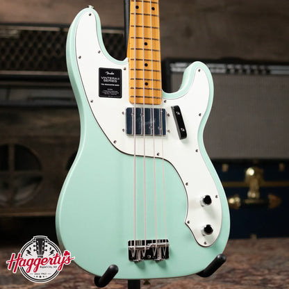 Fender Vintera II '70s Telecaster Bass, Maple Fingerboard - Surf Green with Deluxe Gig Bag