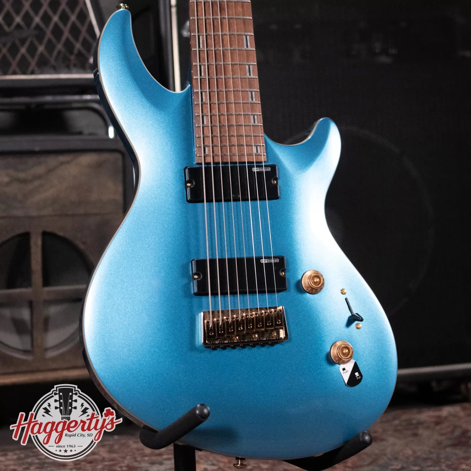 ESP LTD Javier Reyes JR-208 Electric Guitar - Pelham Blue