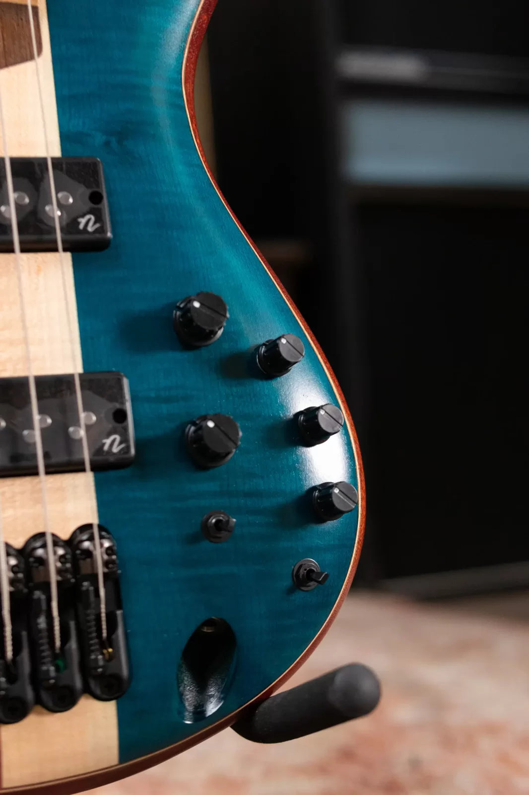 Ibanez SR1426BCGL Premium 6-String Electric Bass - Caribbean Green Low Gloss