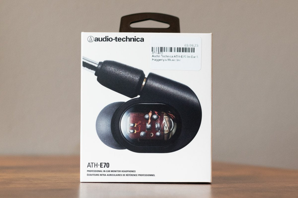 new Audio Technica ATH E70 In Ear Monitor Headphones haggertys 10