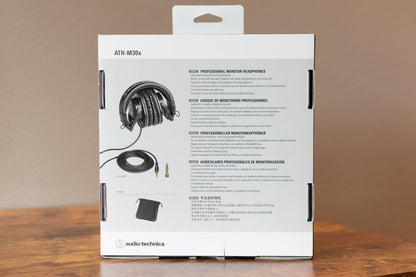 Audio-Technica ATH-M30X Closed Back Dynamic Headphones
