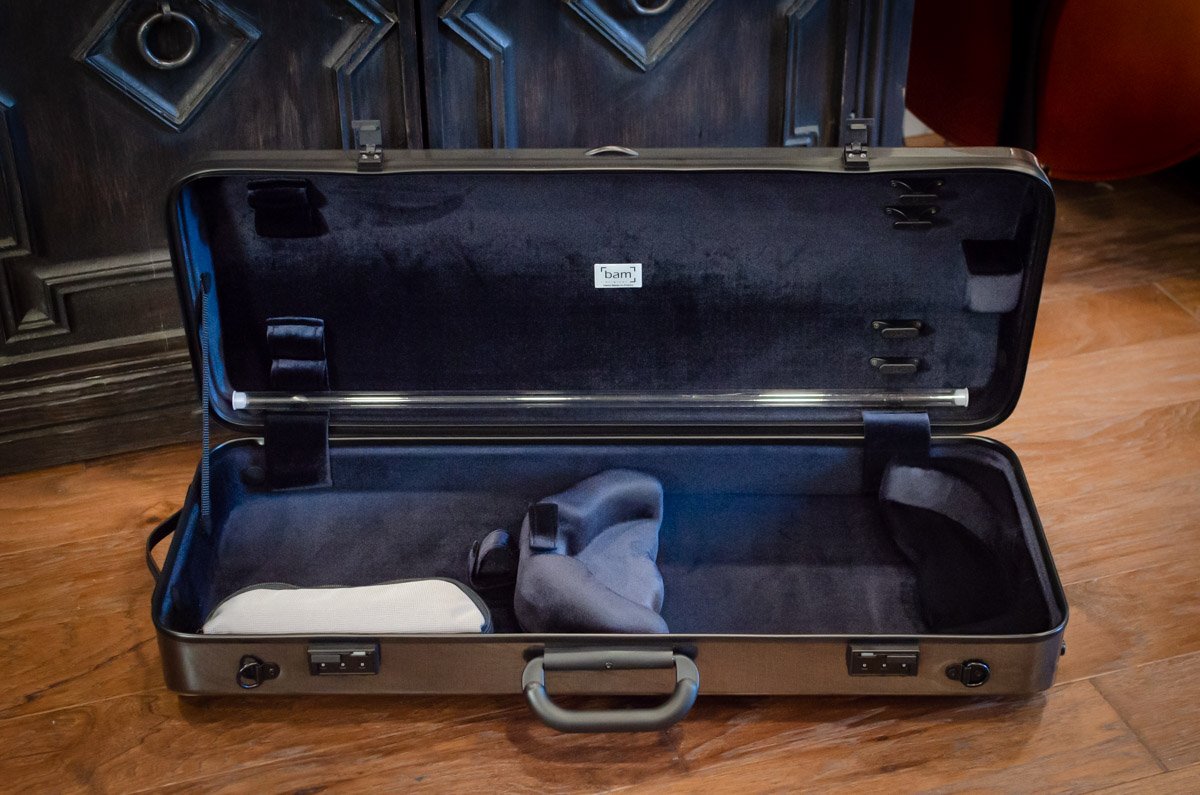 BAM Hightech Oblong Viola Case - Tweed