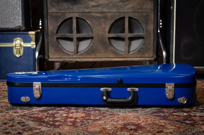 Bobelock 1029 Fiberglass Arrow Mandolin Case- Blue/Gray