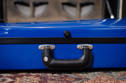 Bobelock 1029 Fiberglass Arrow Mandolin Case- Blue/Gray