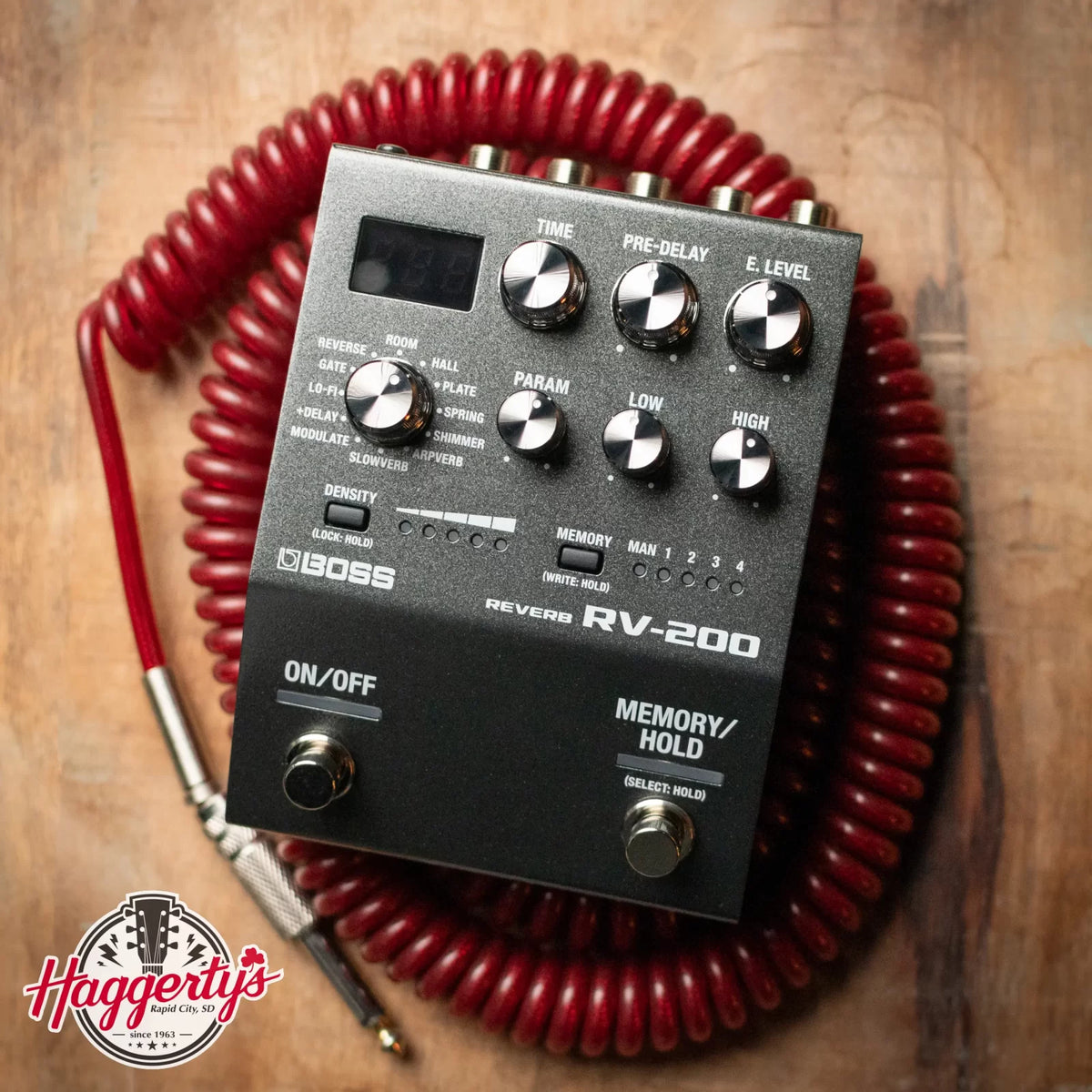 boss reverb delay pedal Boss RV-200 Reverb Pedal