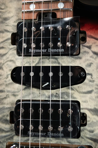 Charvel MJ San Dimas Style 1 HSH FR PF QM - Midnight Glow with Hardshell Gig Bag