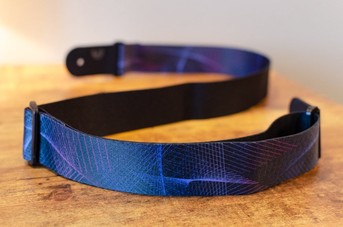 new D ADDARIO OUTRUN POLYESTER GUITAR STRAP KALEIDOSCOPE haggertys 3