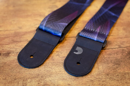 new D ADDARIO OUTRUN POLYESTER GUITAR STRAP KALEIDOSCOPE haggertys 4