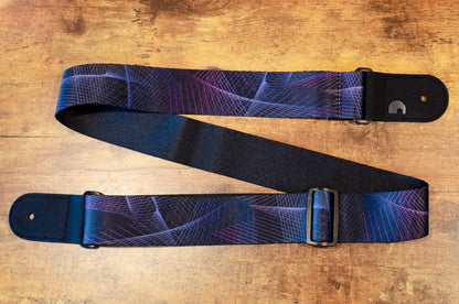D'Addario Outrun Polyester Guitar Strap, Kaleidoscope