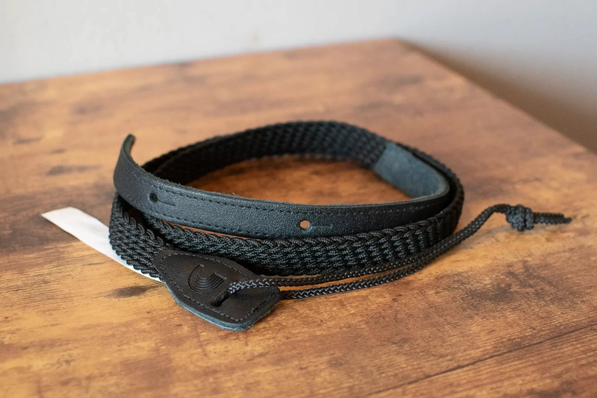 D'Addario 1" Braided Fabric Mandolin Strap - Black