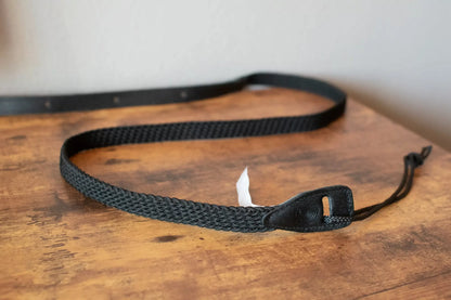 D'Addario 1" Braided Fabric Mandolin Strap - Black