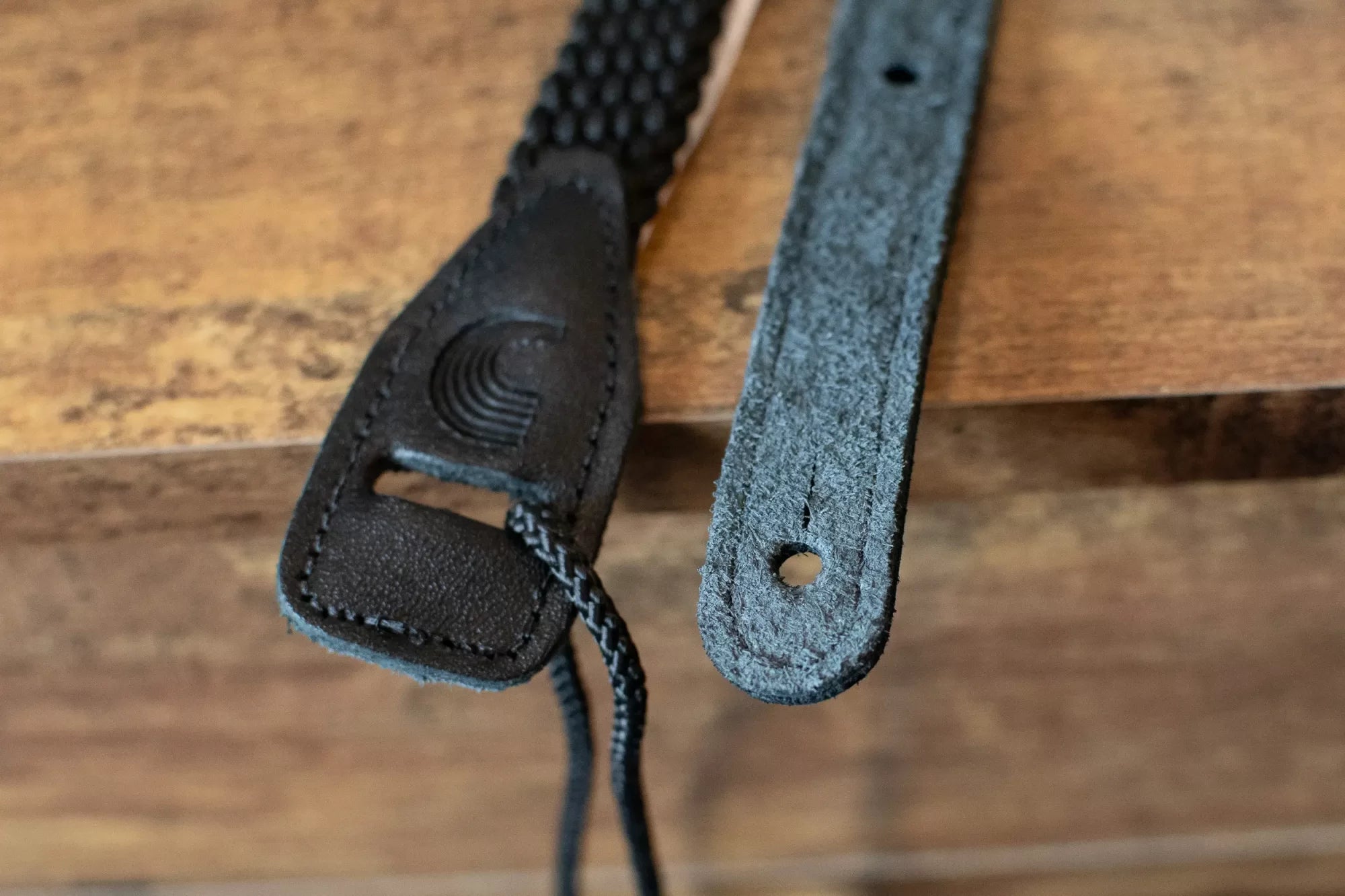 D'Addario 1" Braided Fabric Mandolin Strap - Black