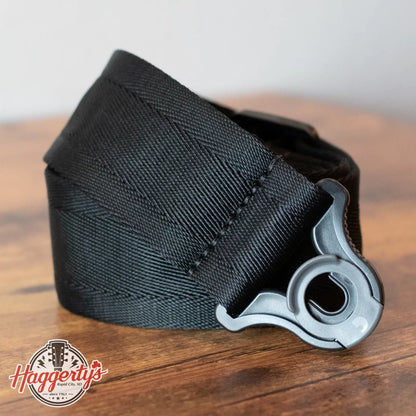 new D Addario Auto Lock Guitar Strap Black haggertys 1