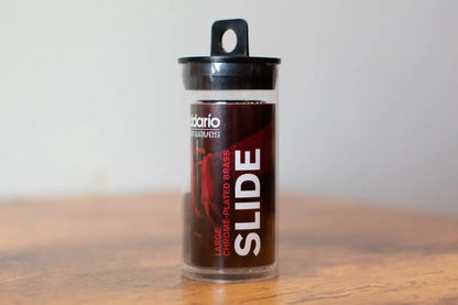 D'Addario Chrome Plated Slide Large 12 Ring Size