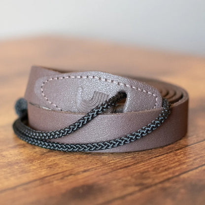 D'Addario Leather Mandolin Strap Brown