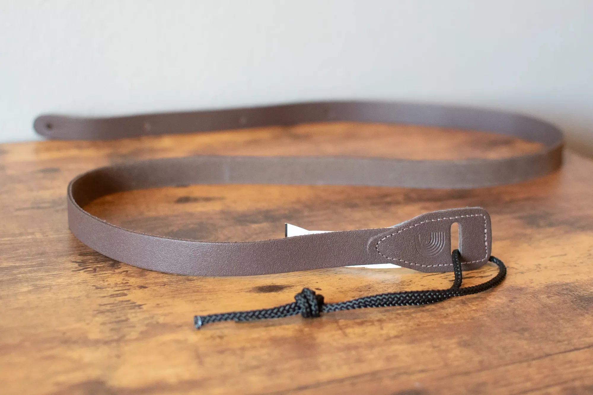 new D Addario Leather Mandolin Strap Brown haggertys 4