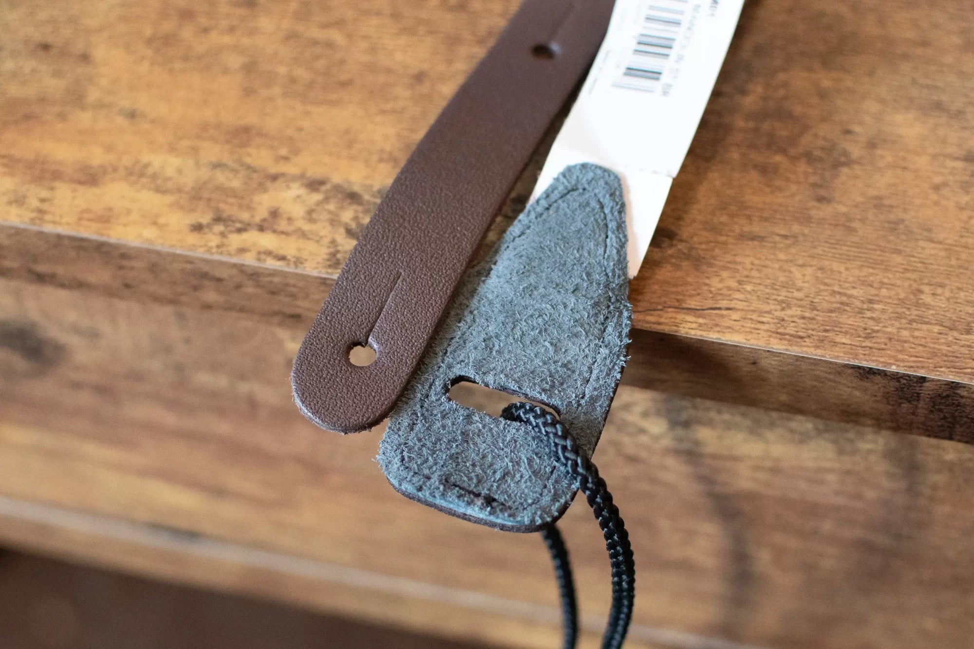 new D Addario Leather Mandolin Strap Brown haggertys 6