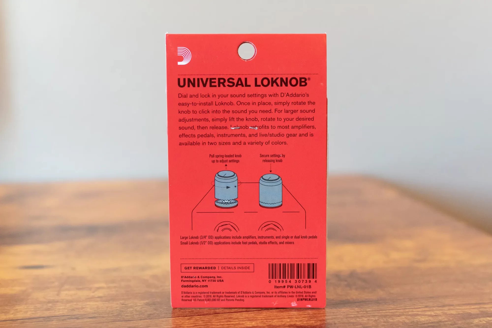 D'Addario LokNob Large Black