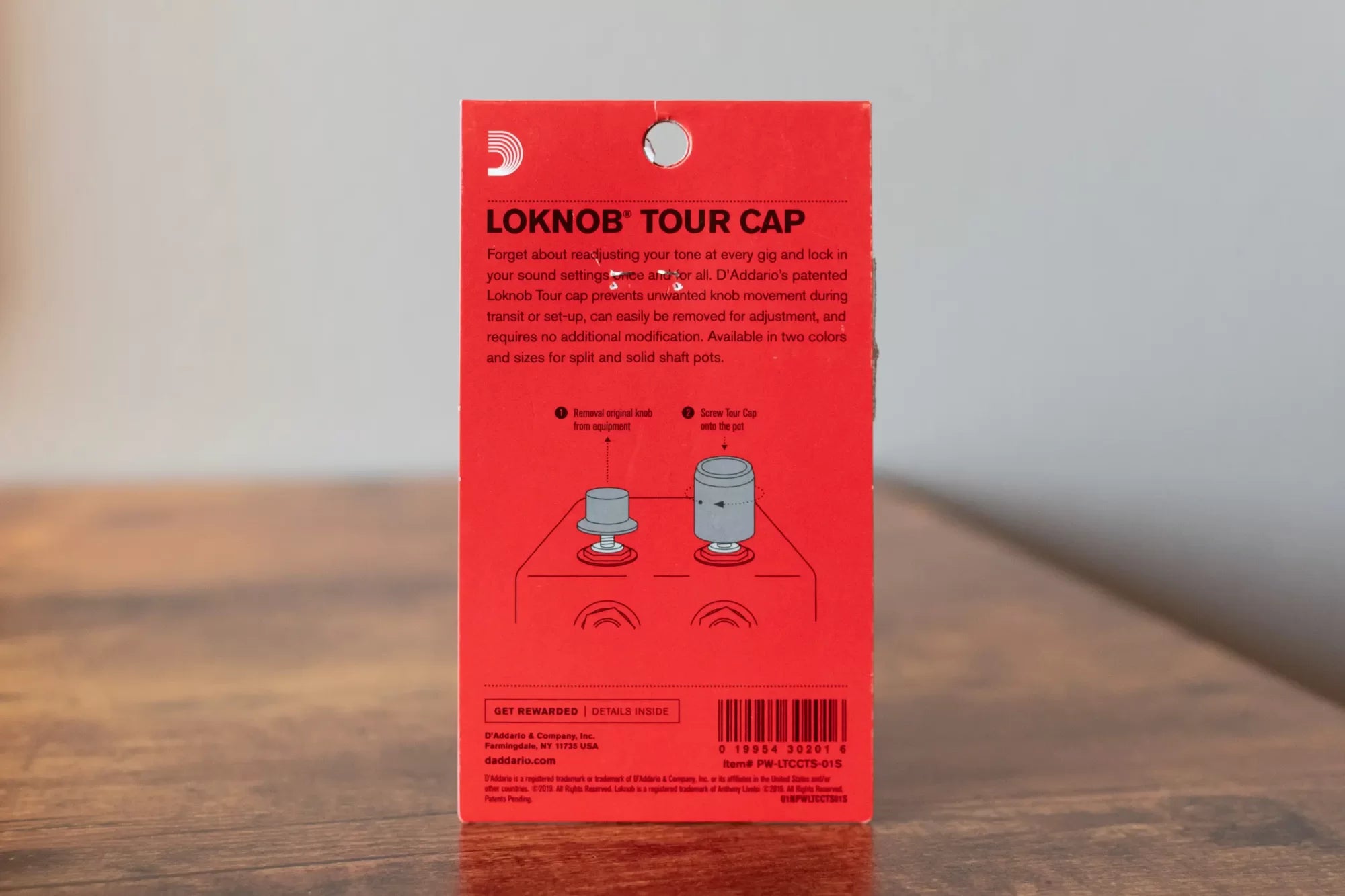 D'Addario LokNob Tour Cap Large CTS - Silver
