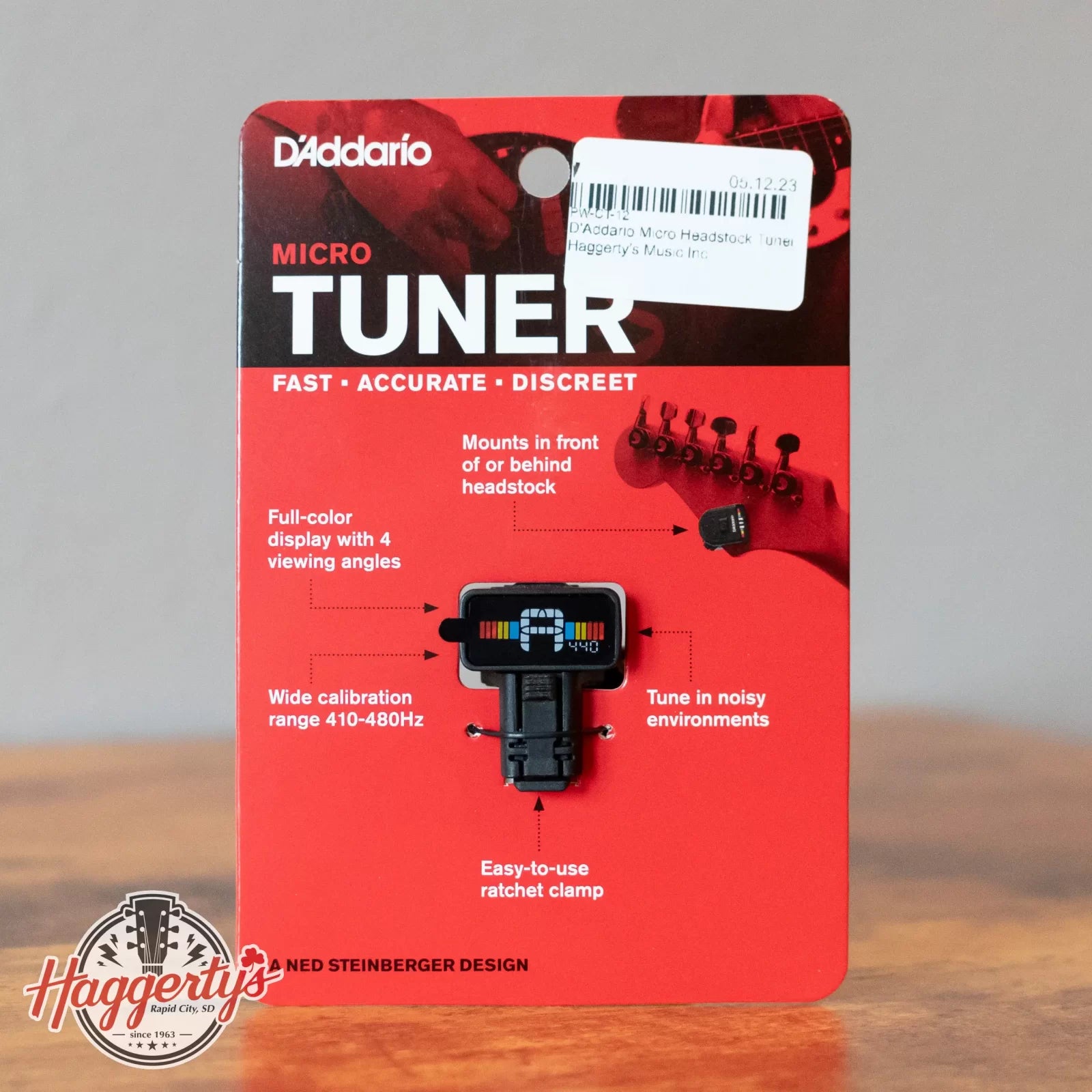 D'Addario Micro Headstock Tuner