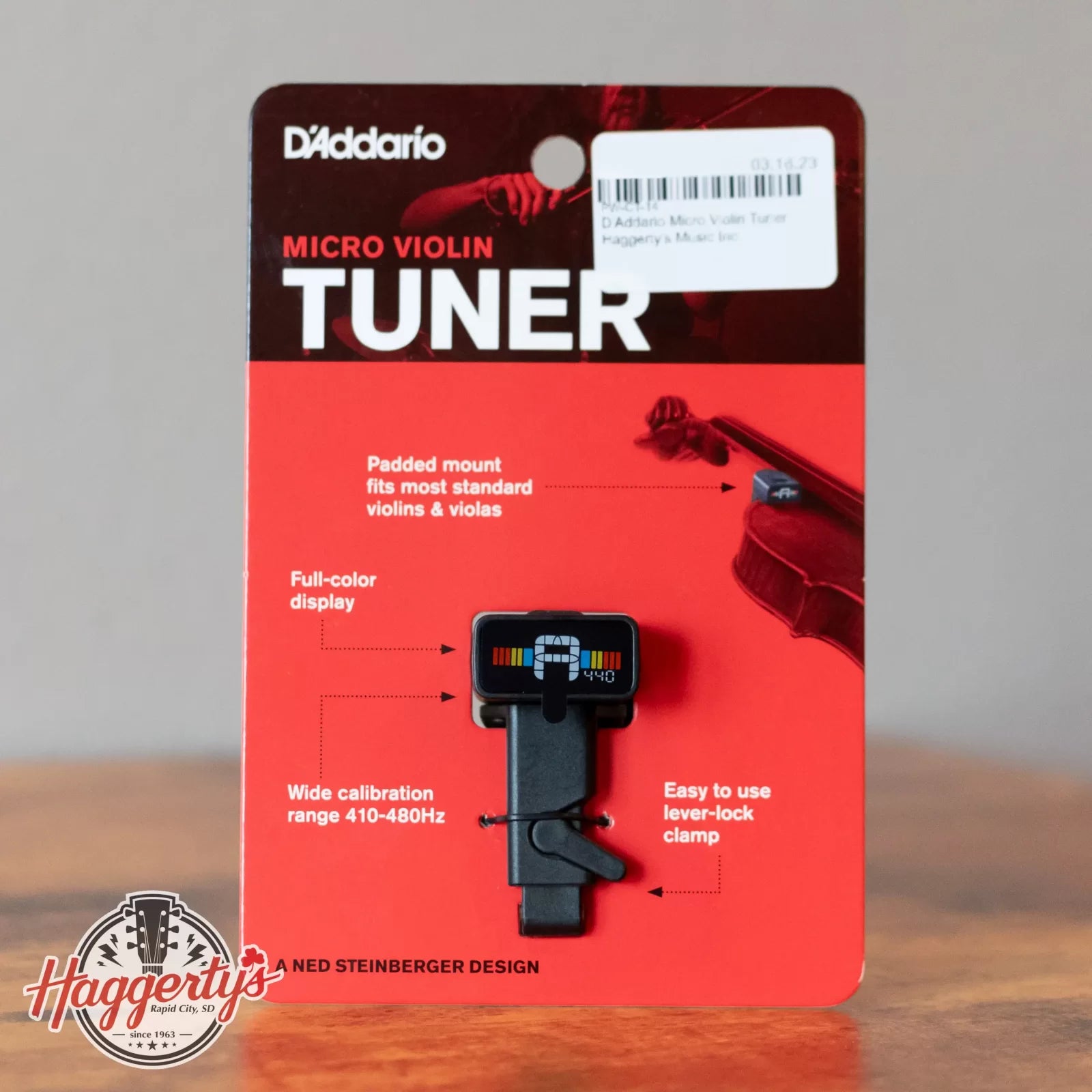 D'Addario Micro Violin Tuner