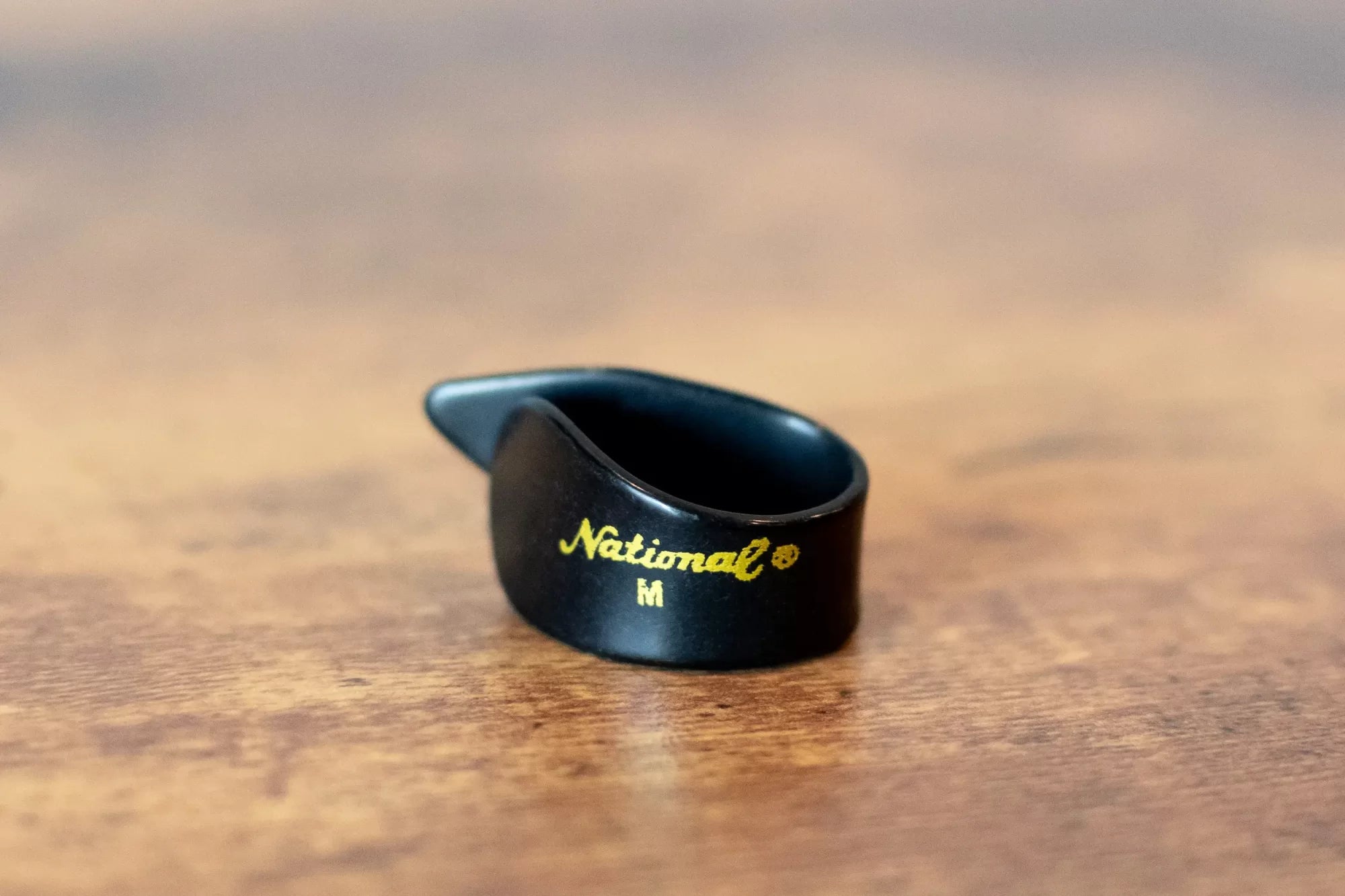 D'Addario National Celluloid Thumb Picks Medium Black - 4-Pack