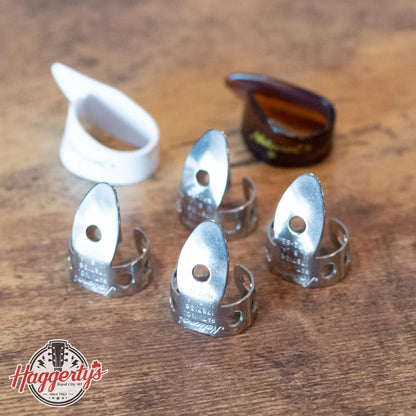 new D Addario National Stainless Steel Finger Pick Bundle 6 Pack haggertys 1