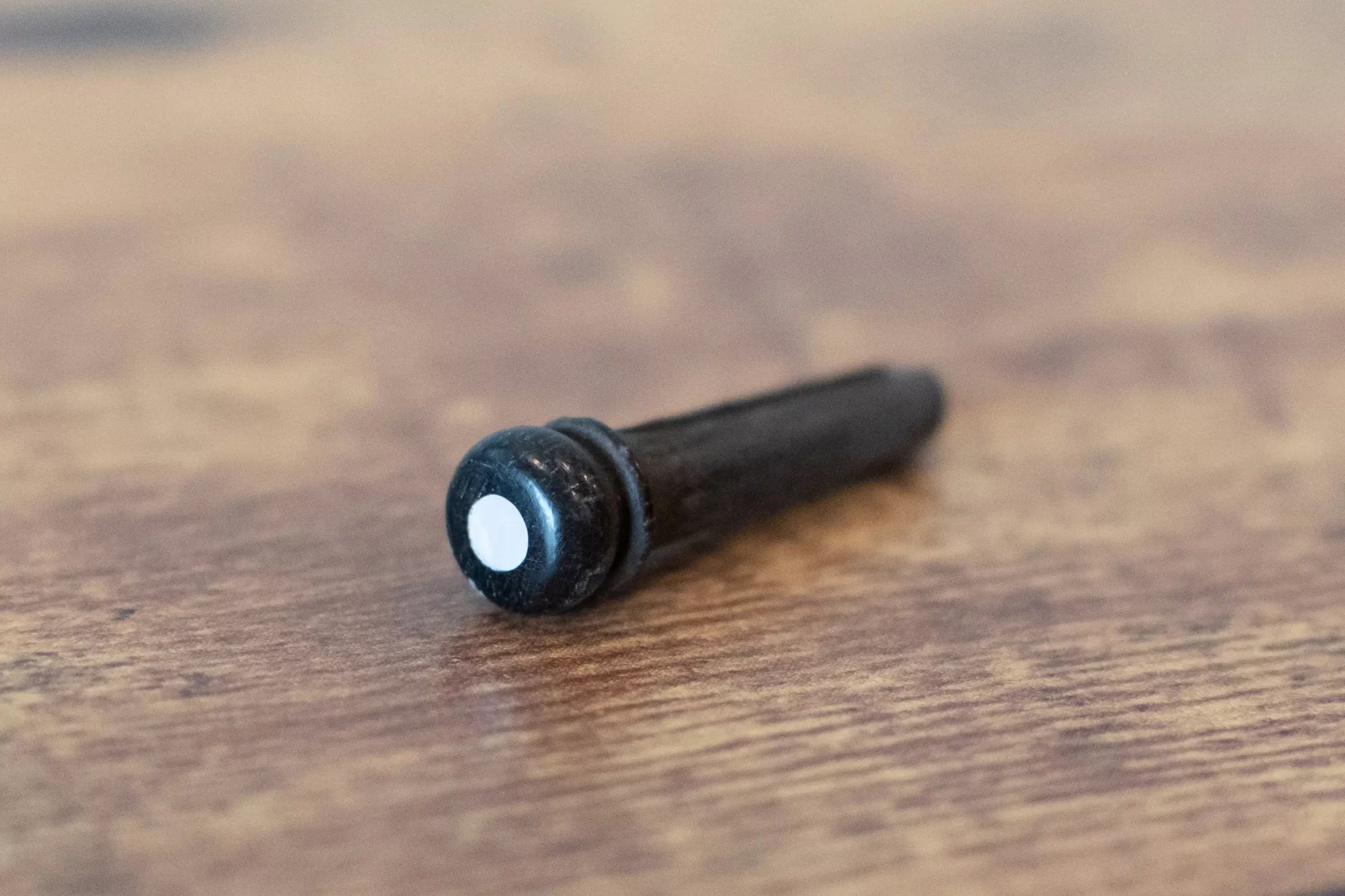 D'Addario PWPS9 Premium Grade Bridge End Pins, Ebony