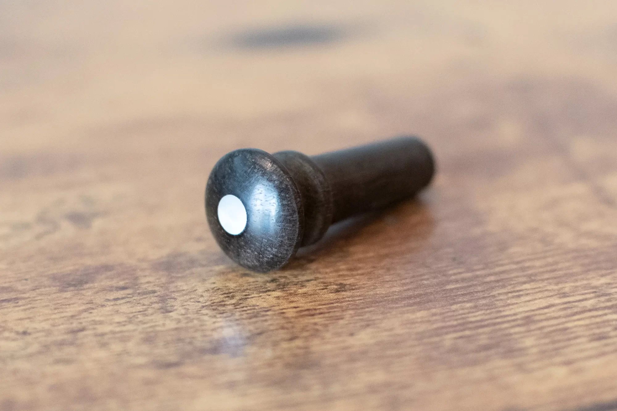 D'Addario PWPS9 Premium Grade Bridge End Pins, Ebony