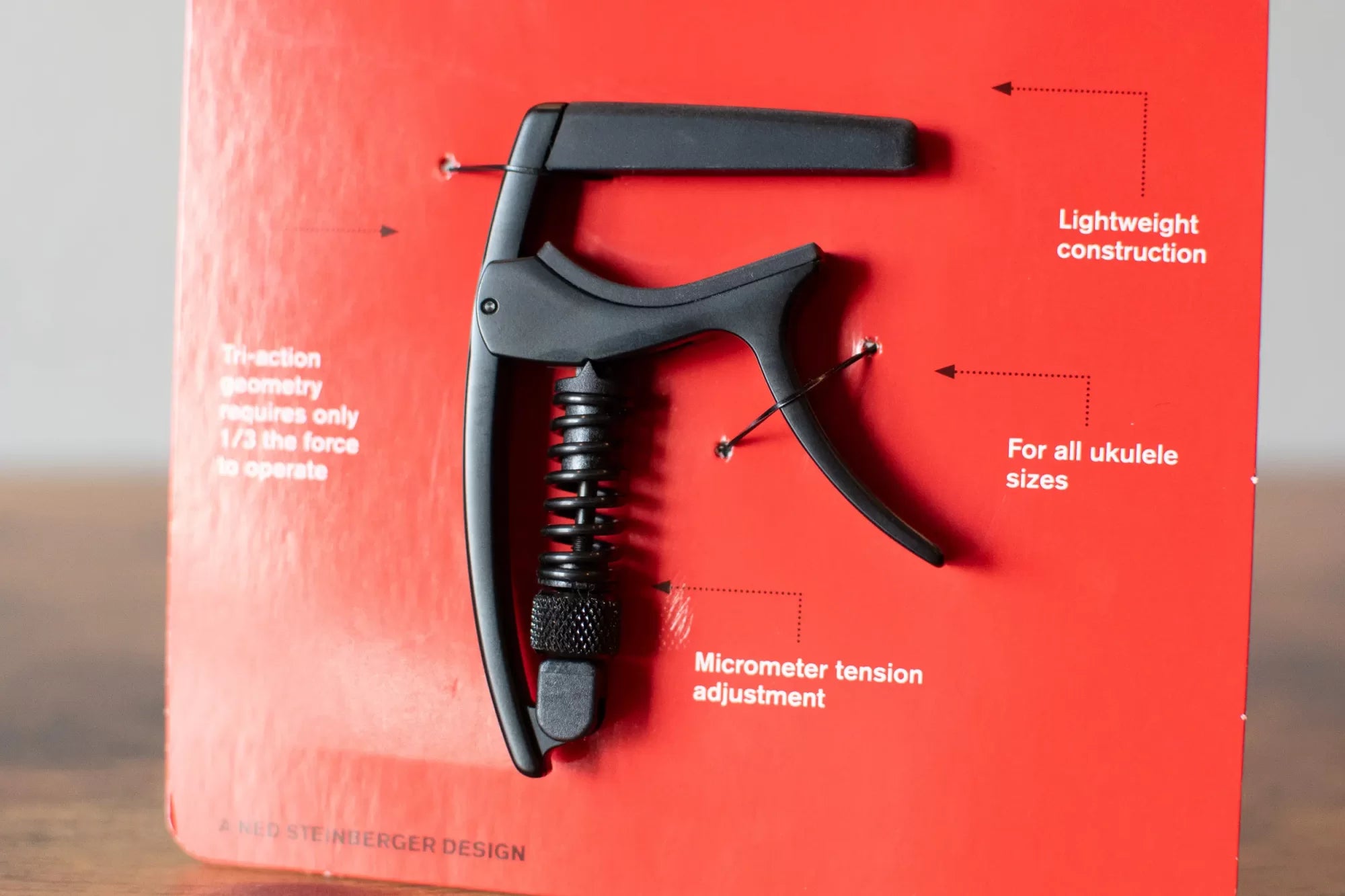 D'Addario Tri-Action Ukulele Capo