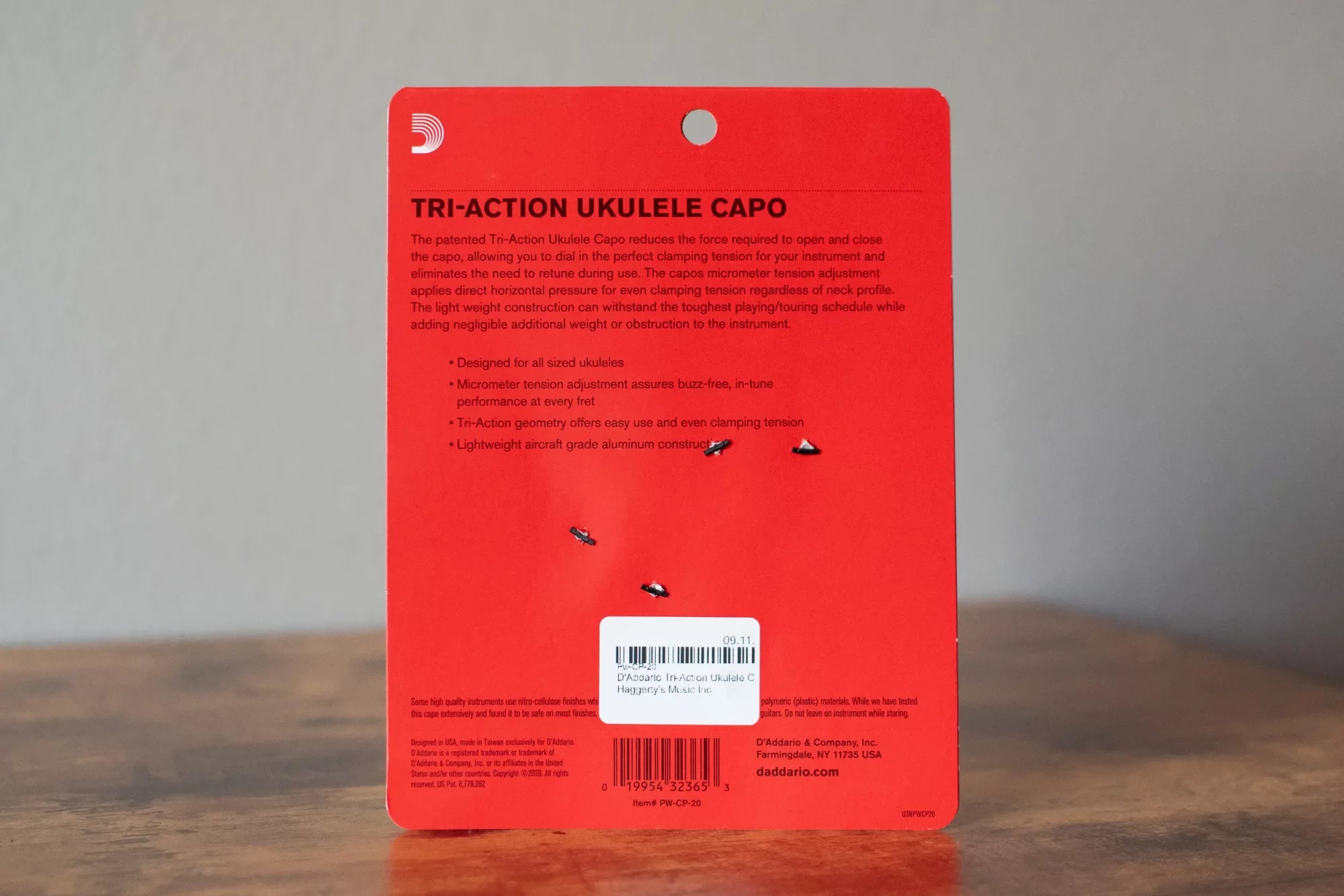 new D Addario Tri Action Ukulele Capo haggertys 3