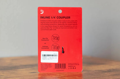 D'addario 1/4" Male Mono Inline Coupler