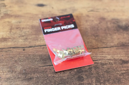 D'addario National Brass Finger Picks - 4-Pack