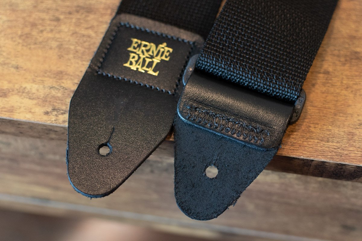 new ERNIE BALL P04037 POLYPRO STRAP BLACK haggertys 5