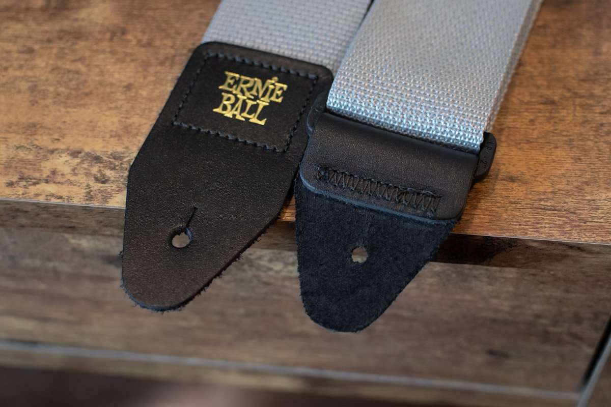 new ERNIE BALL P04046 POLYPRO GUITAR STRAP GRAY haggertys 5
