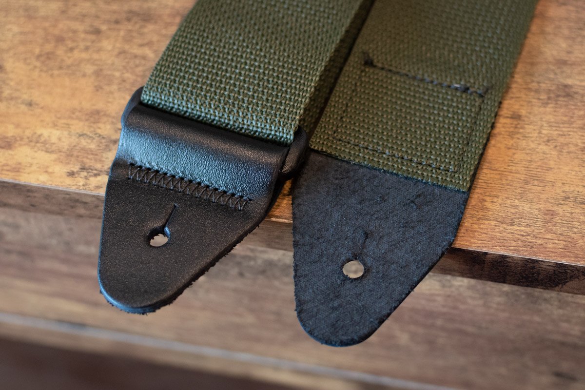 new ERNIE BALL P04048 POLYPRO GUITAR STRAP OLIVE haggertys 6