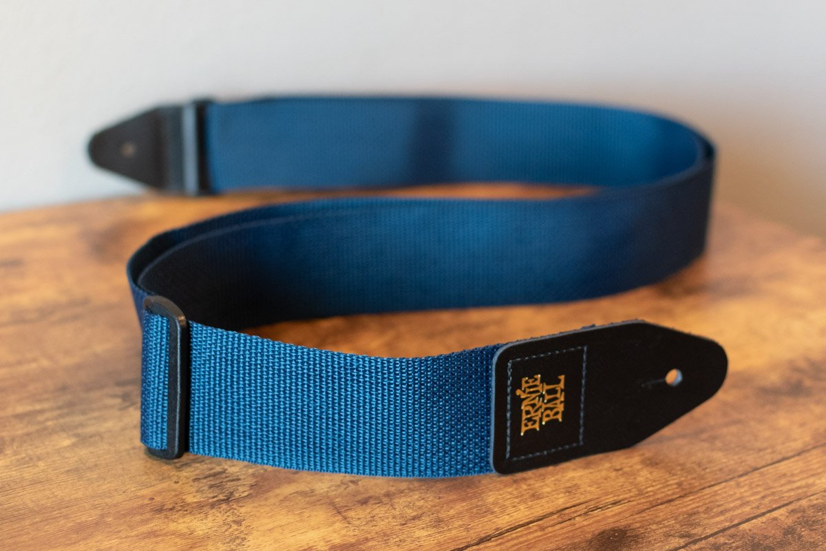 new ERNIE BALL P04049 EB POLYPRO GUITAR STRAP NAVY BLUE haggertys 3