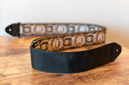 Ernie Ball P04151 Royal Orleans Jacquard Guitar Strap - Gold