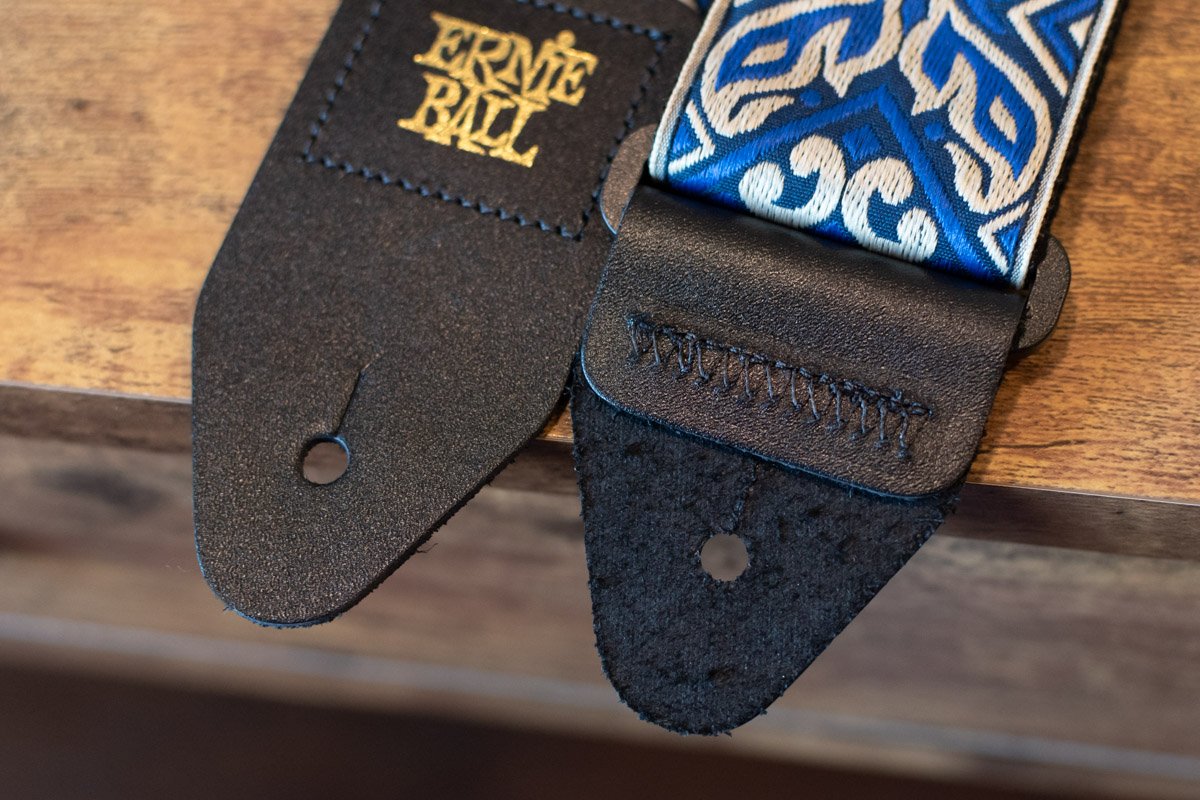 Ernie Ball P04165 Tribal Blue Jacquard Guitar Strap