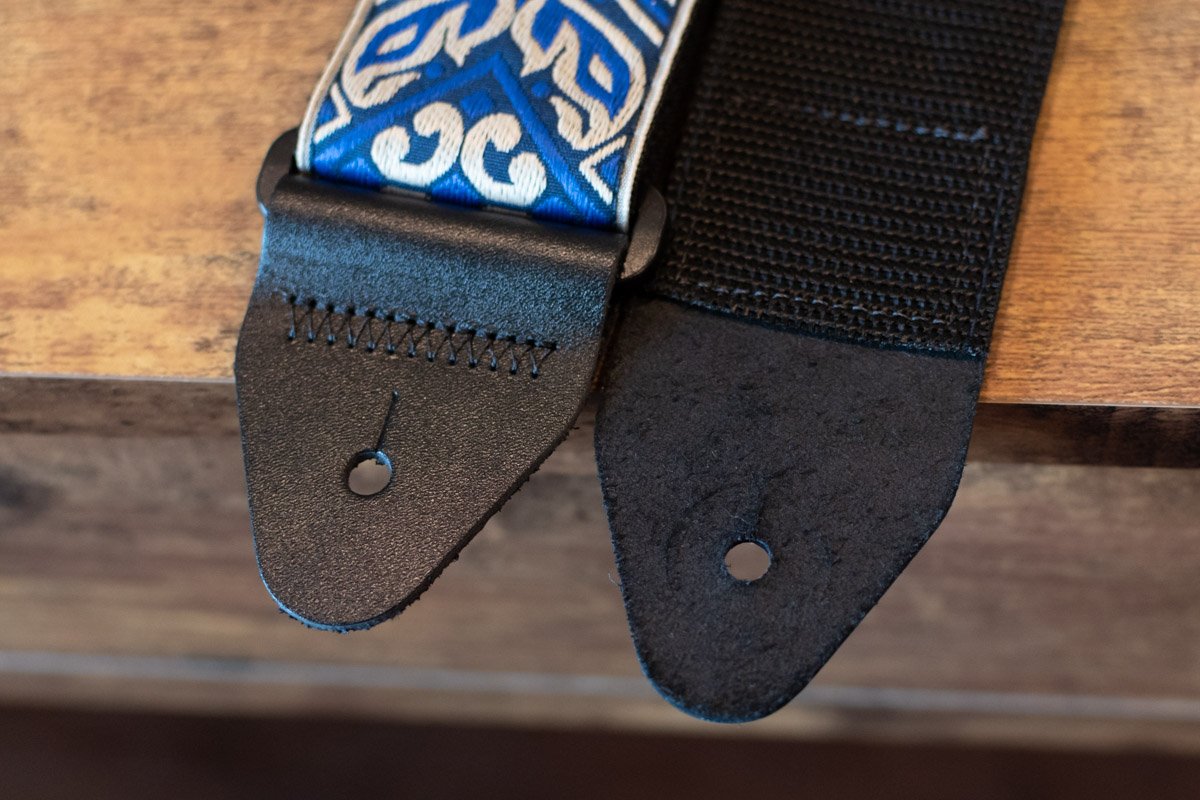 Ernie Ball P04165 Tribal Blue Jacquard Guitar Strap