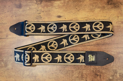 new ERNIE BALL P04613 PEACE LOVE DOVE STRAP haggertys 7