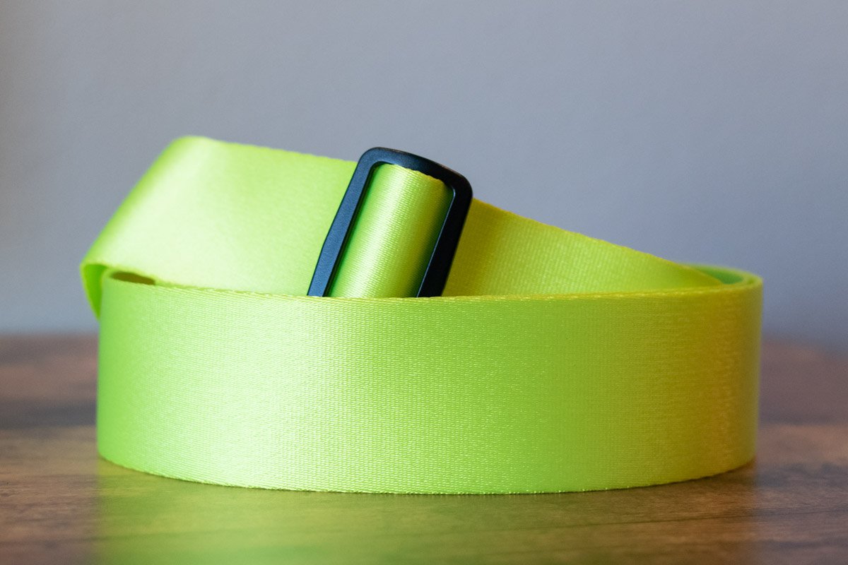 new ERNIE BALL P05320 NEON GREEN PREMIUM GUITAR STRAP haggertys 2