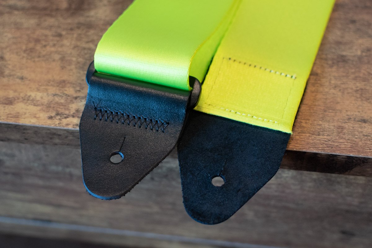 new ERNIE BALL P05320 NEON GREEN PREMIUM GUITAR STRAP haggertys 6