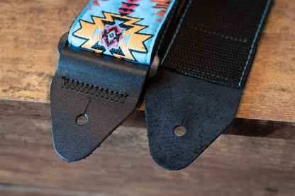 new ERNIE BALL P05323 ALBUQUERQUE NOON JACQUARD GUITAR STRAP haggertys 6