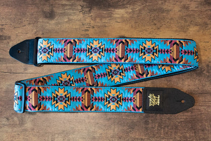 new ERNIE BALL P05323 ALBUQUERQUE NOON JACQUARD GUITAR STRAP haggertys 7