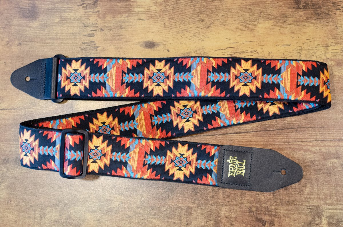 new ERNIE BALL P05324 ALBUQUERQUE SUNSET JACQUARD GUITAR STRAP haggertys 7