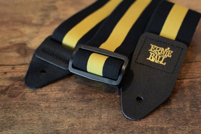 new ERNIE BALL P05328 STRETCH COMFORT RACER YELLOW GUITAR STRAP haggertys 4